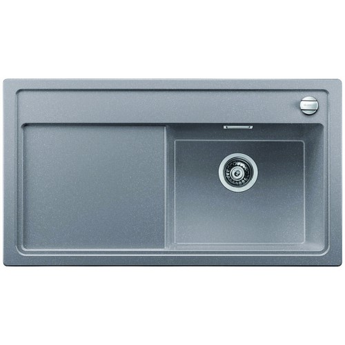 BLANCO ZENAR 5 S Silgranit® zlewozmywak z korkiem aut. alumetalik 520455