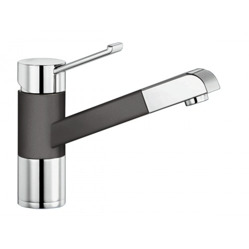 BLANCO Zenos-S Stylizowana na ceramikę bateria bazalt/chrom 517836