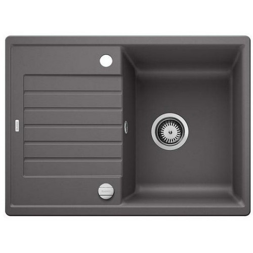 BLANCO ZIA 45 S Compact Silgranit PuraDur Szarość skały, korek automatyczny 524712
