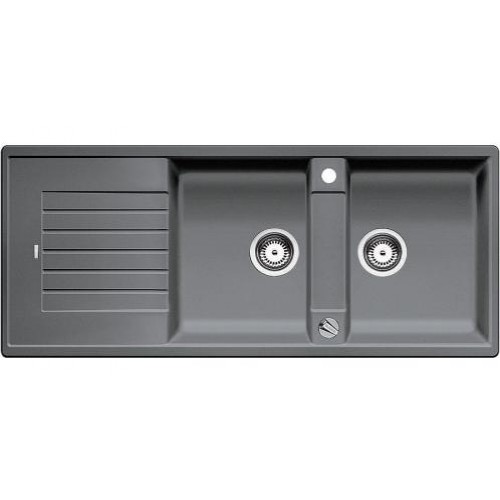 BLANCO ZIA 8 S Silgranit® zlewozmywak alumetalik z korkiem automatycznym 515586