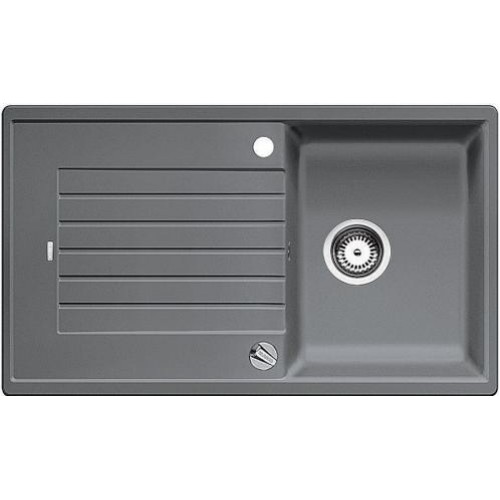 BLANCO ZIA 45 SL Silgranit® zlewozmywak alumetalik z korkiem aut. 516729