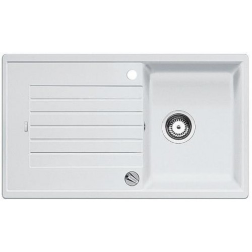 BLANCO ZIA 45 SL Silgranit® zlewozmywak biały z korkiem aut. 516730