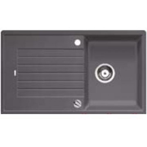 BLANCO ZIA 45 SL Silgranit® zlewozmywak szarość skały z korkiem aut. 518934
