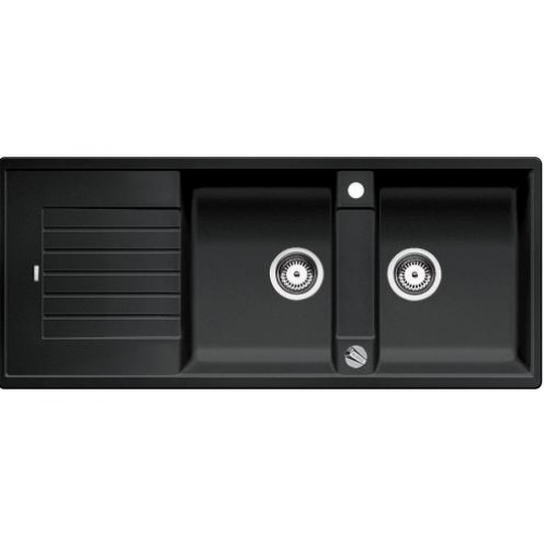 BLANCO ZIA 8 S Silgranit® zlewozmywak antracyt z korkiem automatycznym 519619