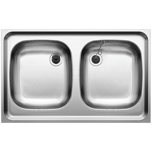 BLANCO Z 8x5 Stal matowa, bez przelewu, nakładany (1 1/2) 518219