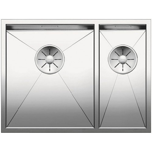 BLANCO Zlewozmywak ZEROX 340/180-IF stal szlachetna bez korka aut.komora lewa 521611