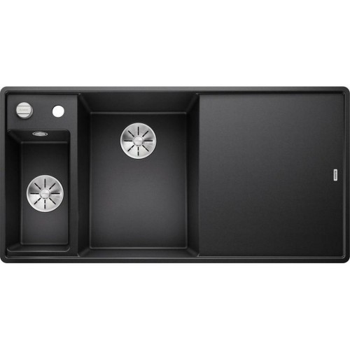 BLANCO Axia III 6 S-F Silgranit PuraDur antracyt zlewozmywak komora lewa 524669