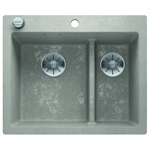 BLANCO PLEON 6 Split Silgranit PuraDur Beton, korek auto., InFino 525307