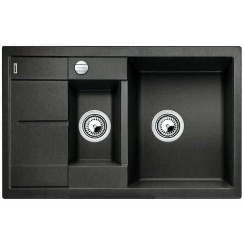 BLANCO METRA 6 S Compact Silgranit PuraDur Zlewozmywak czarny, korek.aut. 525925 BLANCO METRA 6 S Compact Silgranit PuraDur Zlewozmywak czarny, korek.aut. 525925