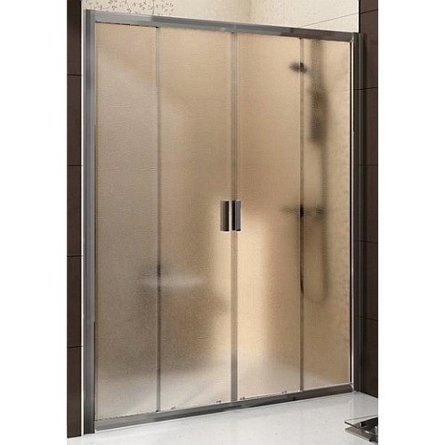 RAVAK Blix BLDP4 190 Drzwi prysznicowe przesuwne czteroelementowe,połysk+grafit 0YVL0C00ZH