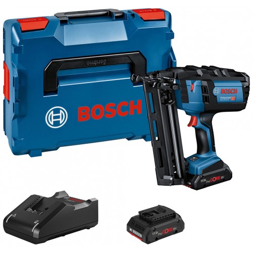 BOSCH GNH 18V-64 M Gwoździarka, 2xProCORE18V 4.0Ah, GAL 18V-40 0601481003