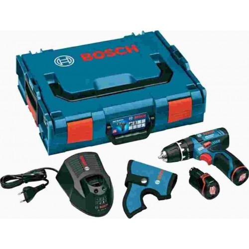 WYPRZEDAŻ!BOSCH GSR 12V-15 Professional wkrętarka akumulatorowa L-Boxx, 2x2Ah, 0601868109