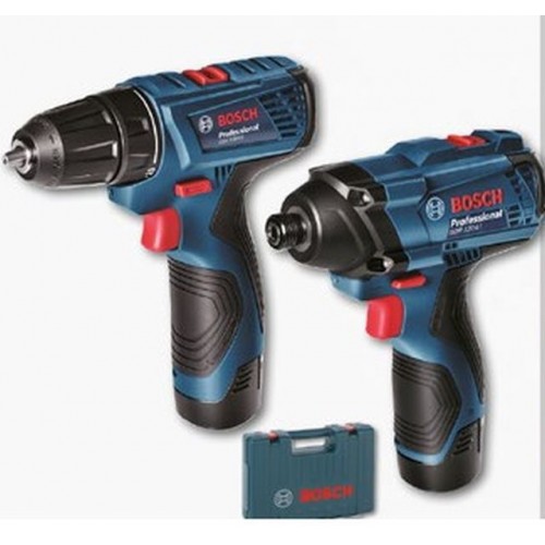 Bosch GSR 120-LI +Bosch GDR 120-LI (2x1.5Ah Walizka), 06019F0002