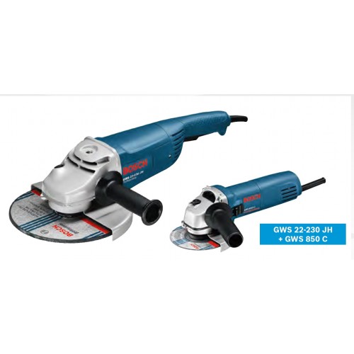 BOSCH Zestaw szlifierek kątowych GWS20-230JH+GWS850C 0615990H1V BOSCH Zestaw szlifierek kątowych GWS20-230JH+GWS850C 0615990H1V