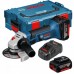 BOSCH GWS 18-125 V-LI Akumulatorowa szlifierka kątowa, 2 x 5,0Ah, L-Boxx, 060193A30L