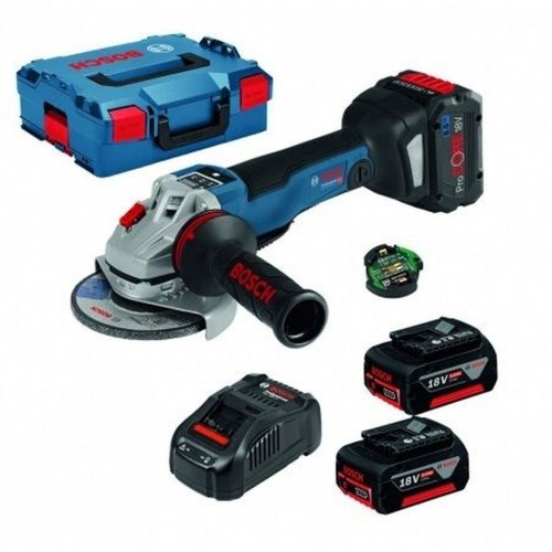 BOSCH GWS 18V-10 PSC Akumulatorowa szlifierka kątowa, 2x 5,0Ah 06019G3F0D