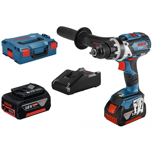 BOSCH GSR 18V-110 C Akumulatorowa wiertarko-wkrętarka, 2x 5,0Ah 06019G010C