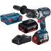 BOSCH GSB 18V-110 C Wiertarko-wkrętarka akumulatorowa udarowa, 2x 5,0Ah 06019G030D