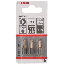 BOSCH Końcówki wkręcające BIT PZ1 MAXG 3PC 2607001591 /3szt./