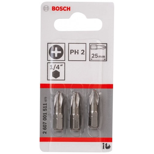 BOSCH Końcówka wkręcająca Extra Hart PH 2, 25 mm 2607001511