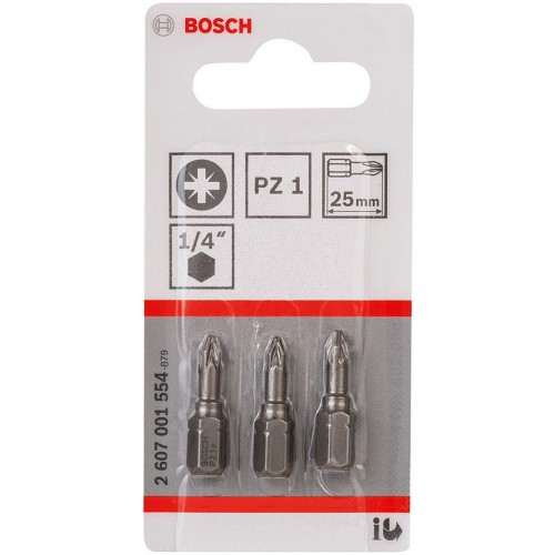 BOSCH Końcówka wkręcająca Extra Hart PZ 1, 25 mm 2607001554