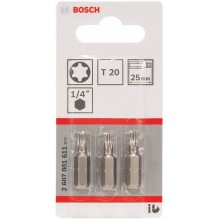 BOSCH Końcówka wkręcająca Extra Hart T20, 25 mm 2607001611