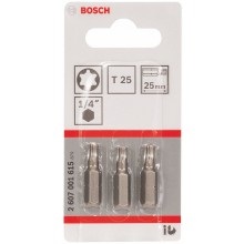 BOSCH Końcówka wkręcająca Extra Hart T25, 25 mm 2607001615