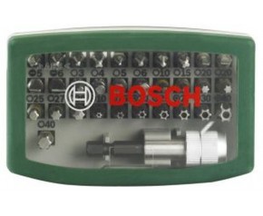 BOSCH 32-częściowy zestaw bitów z kolorowym oznaczeniem 2607017063