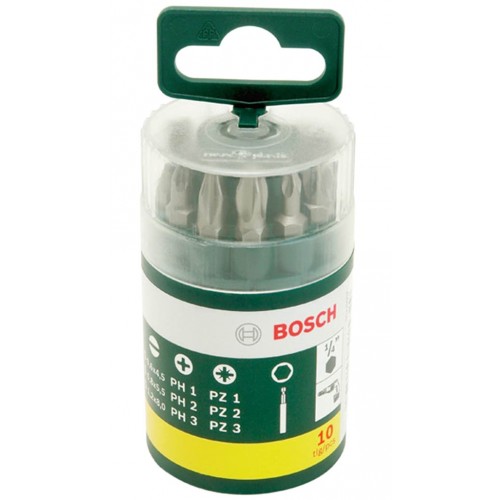 BOSCH 10-częściowy zestaw końcówek wkręcających 2607019454