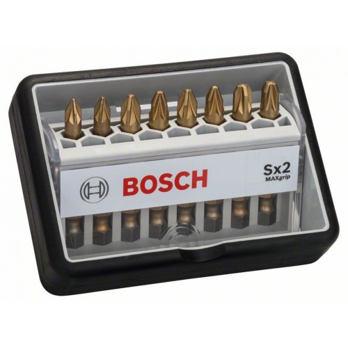 BOSCH 8-częściowy zestaw końcówek wkręcających Robust Line Sx Max Grip 49 mm 2607002571 BOSCH 8-częściowy zestaw końcówek wkręcających Robust Line Sx Max Grip 49 mm 2607002571
