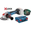 BOSCH GWX 18 V-10 SC Aku szlifierka kątowa X-LOCK, 125mm, bez baterii 06017B0400