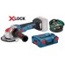 BOSCH GWX 18V-10 SC PROFESSIONAL Aku szlifierka kątowa X-LOCK, 125mm 06017B0400