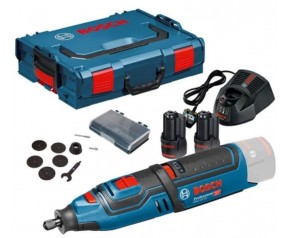 BOSCH GRO 12V-35 Narzędzie wysokoobrotowe akumulatorowe, 2 x 2,0 Ah L-BOXX 06019C5001