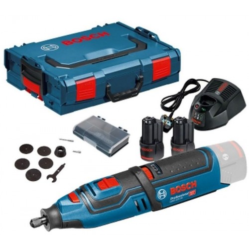 BOSCH GRO 12V-35 Narzędzie wysokoobrotowe akumulatorowe, 2 x 2,0 Ah L-BOXX 06019C5001