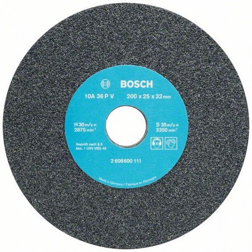 BOSCH tarcza szlifierska do szlifierek podwójnych 200mm, 32mm, 36 2608600111 BOSCH tarcza szlifierska do szlifierek podwójnych 200mm, 32mm, 36 2608600111