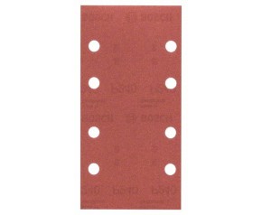 BOSCH 10-częściowy zestaw arkuszy ściernych do szlifierek wibracyjnych 2609256A82