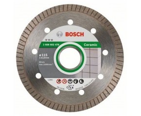 BOSCH Diamentowa tarcza tnąca Best for Ceramic Extra-Clean Turbo 115x22,23x1,4x7mm 2608602