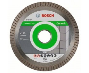 BOSCH Diamentowa tarcza tnąca Best for Ceramic Extra-Clean Turbo 125x22,23x1,4x7mm
