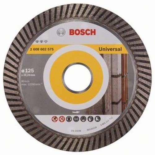 BOSCH Diamentowa tarcza tnąca Expert for Universal Turbo 125x22,23x2,2x12mm 2608602575
