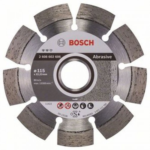 BOSCH Diamentowa tarcza tnąca Expert for Abrasive 115 x 22,23 x 2,2 x 12 mm 2608602606 BOSCH Diamentowa tarcza tnąca Expert for Abrasive 115 x 22,23 x 2,2 x 12 mm 2608602606