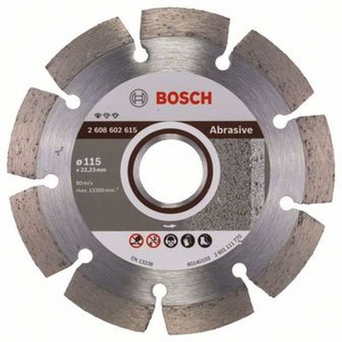 BOSCH Diamentowa tarcza tnąca Standard for Abrasive 115 x 22,23 x 6 x 7 mm 2608602615