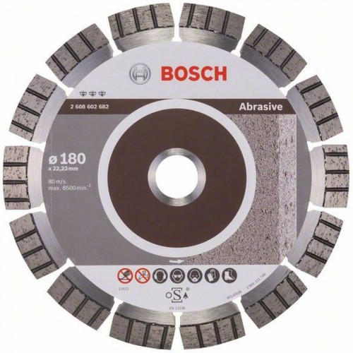 BOSCH Diamentowa tarcza tnąca Best for Abrasive 180 x 22,23 x 2,4 x 12 mm