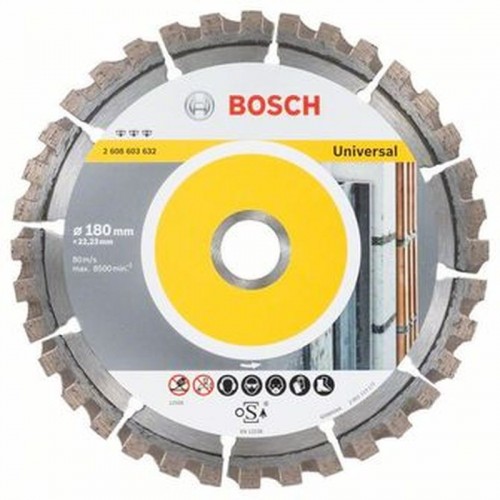 BOSCH Diamentowa tarcza tnąca Best for Universal 180 x 22,23 x 2,4 x 12 mm 2608603632 BOSCH Diamentowa tarcza tnąca Best for Universal 180 x 22,23 x 2,4 x 12 mm 2608603632