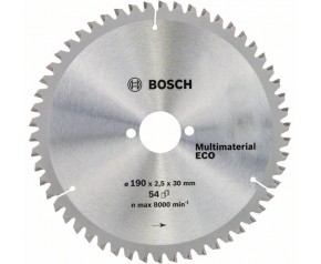 BOSCH ECO Tarcza do piły do cięcia aluminium,1 90 x 30 x 2,2, 54 zęby, 2608644389