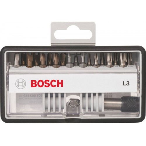 BOSCH 18+1 Zestaw częściowych końcówek wkręcających Robust Line, L Extra-Hart 260700256