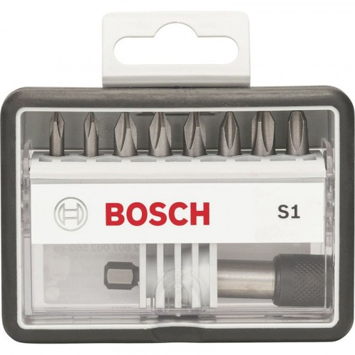 BOSCH 8+1-częściowy zestaw końcówek wkręcających Robust Line, S Extra-Hart 2607002560