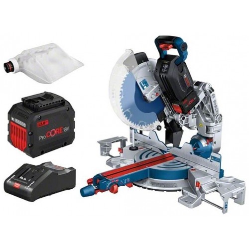 BOSCH GCM 18V-305 GDC Akumulatorowa ukośnica BITURBO, 2x12,0Ah 0601B43001