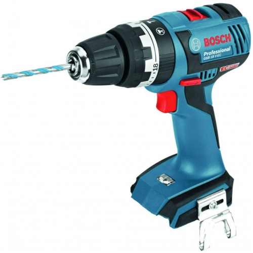 BOSCH GSB 18 V-EC Akumulatorowa wiertarko-wkrętarka udarowa, 06019E9100