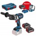 BOSCH GSR 18 VE-EC wkrętarka akumulatorowa , L-BOXX, 2 x 5,0 Ah akumulator 06019F1102