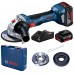 BOSCH GWS 180-LI PROFESSIONAL Akumulatorowa Szlifierka Kątowa, 18V 4.0Ah, 125mm 06019H9021